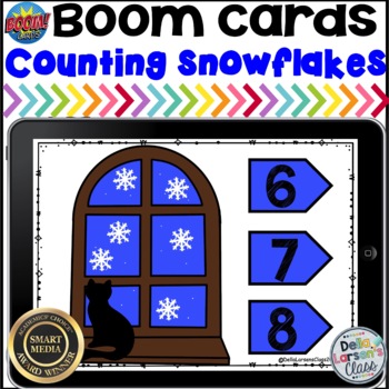 Snowflake Counting 1-10 Interactive Hole Punch Counting Books
