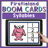 Boom Cards Counting Syllables Articulation Digital Distanc