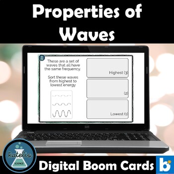 Preview of Properties of Waves Review Questions Physical Science Boom Cards