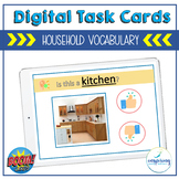 Boom Cards: ESL Distance Learning Task Cards {Household}