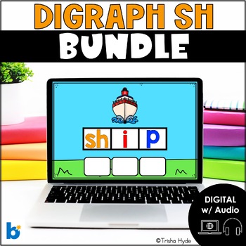 Preview of Digraph SH | Bundle | Phonics | Boom Cards