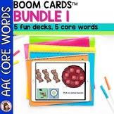 Boom Cards™ AAC Core Vocab Word Speech Therapy Activities,
