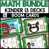 Addition and Subtraction Kindergarten Boom Cards Bundle K.