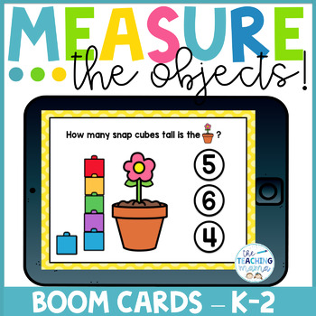 Preview of Boom Cards Distance Learning! - Non-Standard Measurement!