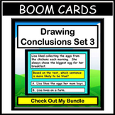 Boom Cards-Drawing Conclusions Set 3