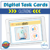 Boom Cards: ESL Distance Learning Task Cards {Clothing}