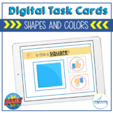 Boom Cards: ESL Distance Learning Task Cards {Shapes and Colors}