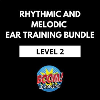 Preview of Boom Cards - Ear Training Level 2 Bundle, Music Theory