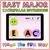 Boom Cards: Easy Major Chord Inversions - Caterpillar Theme