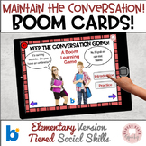 Boom Cards Elementary Social Skills Autism Conversation Skills
