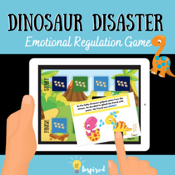 Preview of Boom Cards™: Emotional Regulation Game "Dinosaur Disaster" OT/Autism/SPED