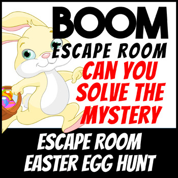 Boom Cards Escape Room Easter Egg Hunt Distance Learning By