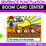 Boom Cards for Sentence Punctuation - Kindergarten - November