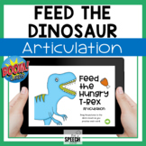 Boom Cards Feed the Dinosaur Articulation