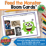 Boom Cards™️ Feelings Identification Activity: Feed the Mo