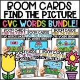Boom Cards™ Find the Picture CVC Words Bundle