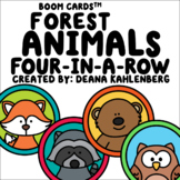 Boom Cards™️ Forest Animals Four-in-a-Row