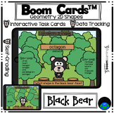 Boom Cards Geometry 2D Shapes Black Bears