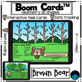 Boom Cards Geometry 2D Shapes Brown Bears