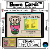 Boom Cards Geometry 2D Shapes Egyptian Hapy (Baboon)