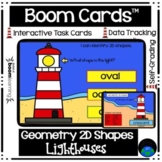 Boom Cards™ Geometry 2D Shapes Lighthouses