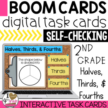 Preview of Boom Cards Geometry 2nd Grade