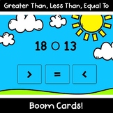 Boom Cards - Greater Than, Less Than and Equal To