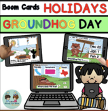 Boom Cards Groundhog Day Reading Comprehension, Math and S