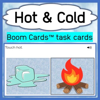 Preview of Opposites: Hot and Cold - Boom Cards™