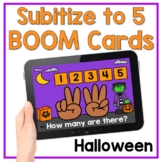 Boom Cards - Halloween Subitize to 5