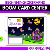 Boom Cards for Beginning Digraphs - First Grade - October