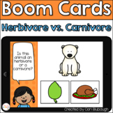 Boom Cards - Herbivore vs. Carnivore