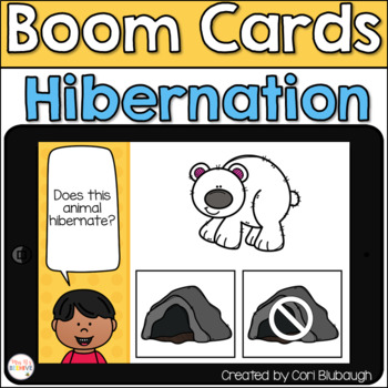 Preview of Hibernation Winter Digital Resource Animal Adaptation Life Science Boom Cards