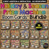 Boom Cards™ Holiday and Season Two Digit Algorithm Math Pr