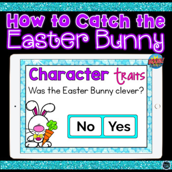Preview of Boom Cards How to Catch the Easter Bunny Character Traits
