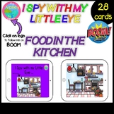 Boom Cards- I Spy with my Little Eye game (Kitchen, food)-
