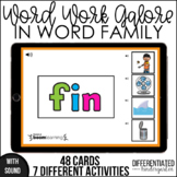 Boom Cards - IN Word Family for Distance Learning