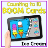 Boom Cards - Ice Cream Count to 10