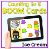 Boom Cards - Ice Cream Count to 5
