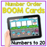 Boom Cards - Ice Cream Number Order to 20