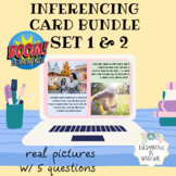 Boom Cards: Inferencing Cards w/ 5 quests& Real Pics-Sets 
