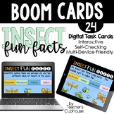 Boom Cards: Insect Fun Facts - Distance Learning