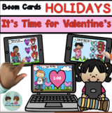 Boom Cards It's Time for Valentine's with Audio