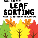 Boom Cards™️ Leaf Sorting