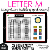 Boom Cards - Letter M (Recognition, discrimination, letter