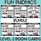 Boom Cards Level 2 Fun Phonics Growing Bundle