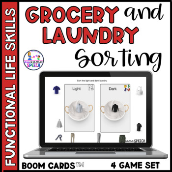 Preview of Functional Life Skills ADL: Grocery Sorting & Laundry Sorting