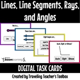 Boom Cards Lines, Line Segments, Rays, and Angles Distance