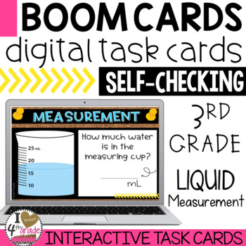Preview of Boom Cards Liquid Measurement