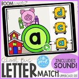 Boom Cards™ ● Lowercase Letter Match ● Back to School ● A-Z